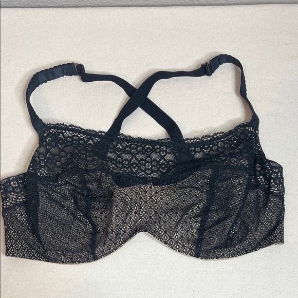 Cacique Other - 🛍️ 4 for $25 CACIQUE Black Lace Bra 40DDD – Convertible/Changeable Straps